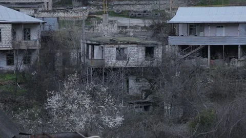 Dilapidated houses 1 Stock-Footage 321660208