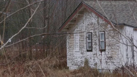  Dilapidated White House 스톡 동영상 82734930