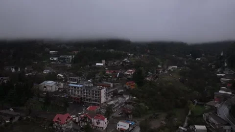 Dilijan city by drone 3 Stock Footage 336817224