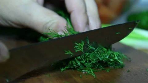 Dill Cook cuts Stock-Footage 61344025