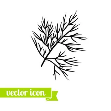 Dill icon for web Ilustração Stock