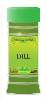 Dill Illustrazione stock
