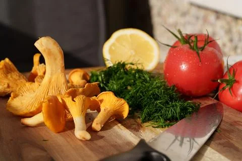 Dill with vegetables 库存照片