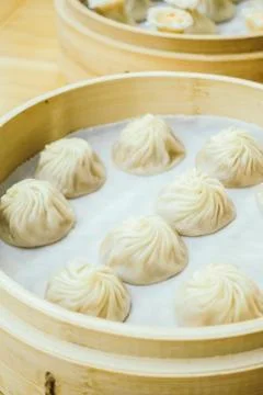Dim sum dumpling Stock Photos