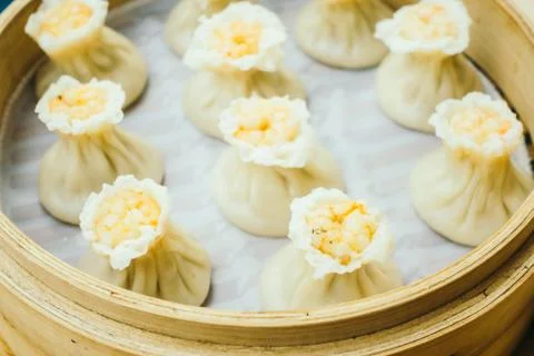 Dim sum dumpling Stock Photos