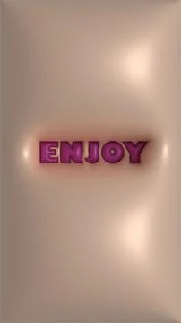 Dimensional 3d word on the background. Wallpaper Stock Illustration