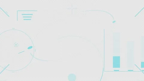 Dimensional Autonomous HUD AI Cockpit Interface: Master UI Screen : 4K Alpha Video stock 332942134