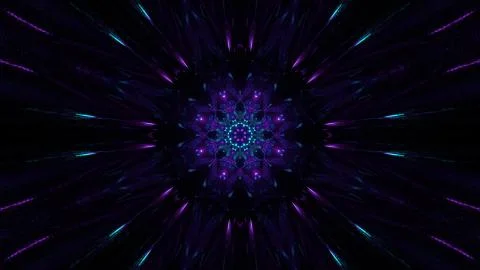 Dimensional concealed darkness 3d illustration background Stock Illustration