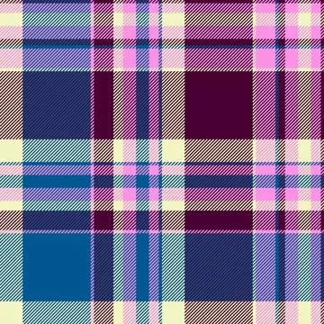 Dimensional fabric check seamless, customer textile background tartan. Tone.. Stock Illustration
