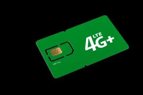 Dimensions of sim cards. Standard, micro and nano SIM card collected in card. Stock Photos