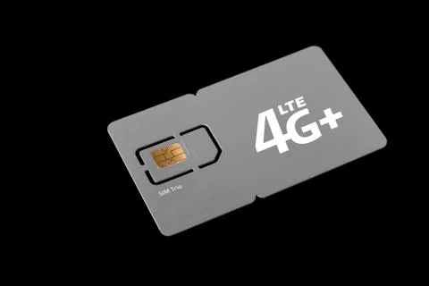 Dimensions of sim cards. Standard, micro and nano SIM card collected in card. Stock Photos