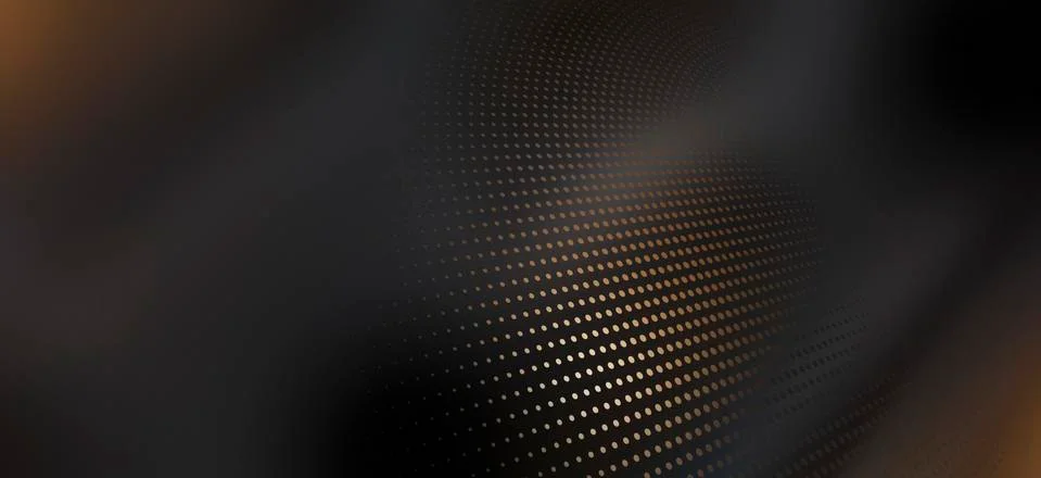 Diminishing dot pattern against an abstract background Stock Illustration