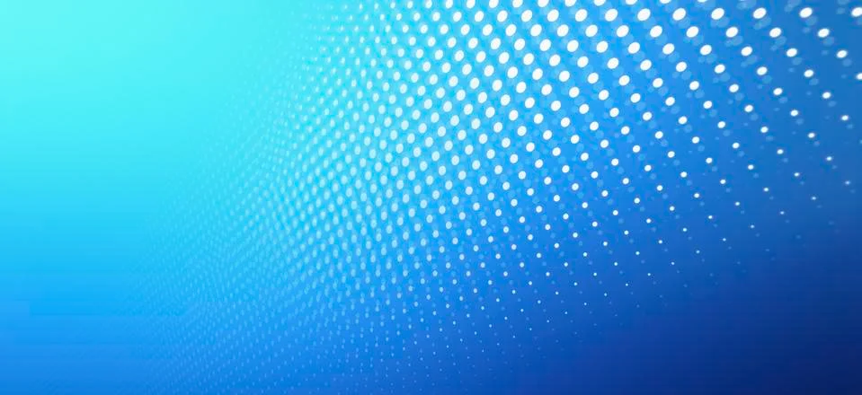 Diminishing dot pattern against an abstract background Stock Illustration