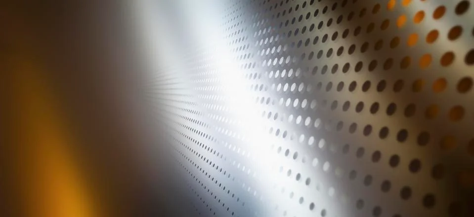 Diminishing dot pattern and colored light Stock Illustration