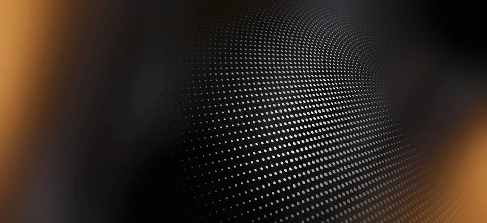 Diminishing dot pattern and colored light Stock Illustration