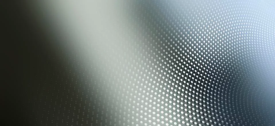 Diminishing dot pattern and colored light Stock Illustration