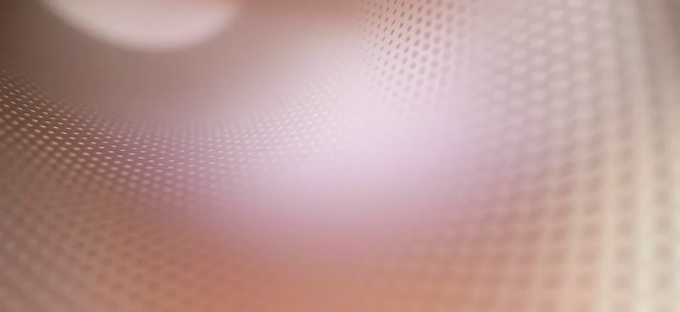 Diminishing dot pattern in a curve Stock Illustration