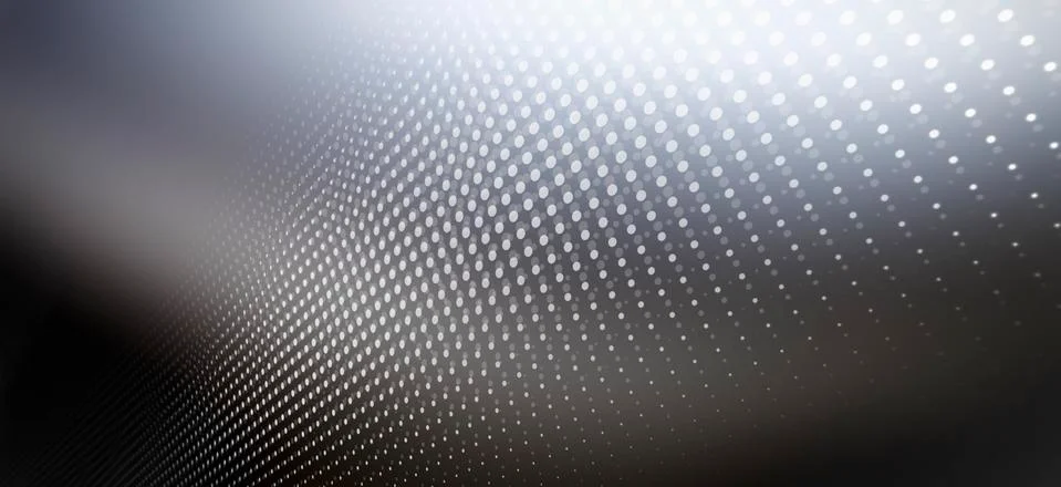 Diminishing dot pattern Stock Illustration