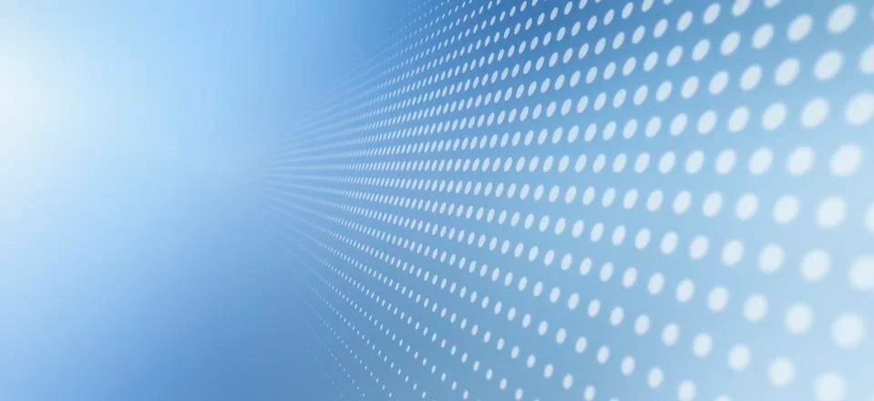 Diminishing dot pattern Stock Illustration
