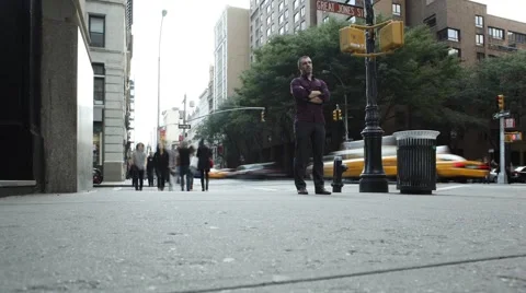 Dimitri Holds It Down Stock Footage 934494