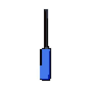 Dimmable pedant lights pixel art vector illustration Stock Illustration
