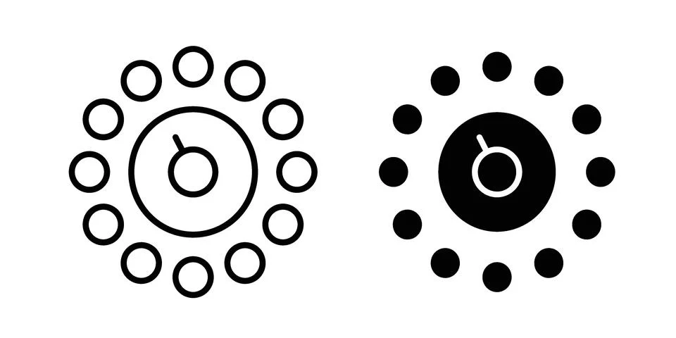 Dimmer icon design. Simple Vector illustrations.. イラスト素材