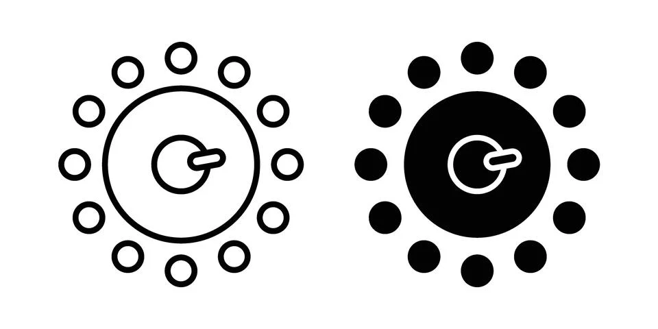 Dimmer icon vector design. EPS10 イラスト素材