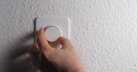 Dimmer with man hand close up Stock Footage 148894753