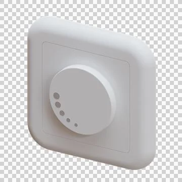 Dimmer Switch 3D Illustration Stock Illustration