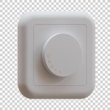 Dimmer Switch 3D Illustration Stock Illustration