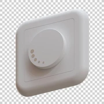 Dimmer Switch 3D Illustration Stock Illustration
