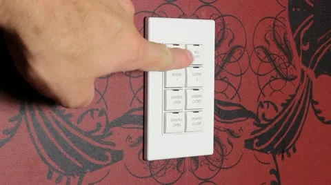 Dimmer switch V1 - HD Stock Footage 12243710
