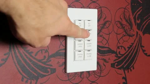 Dimmer switch V2 - HD Stock Footage 12243632