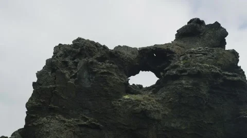 Dimmuborgir Medium Close Up Stock Footage 173368597