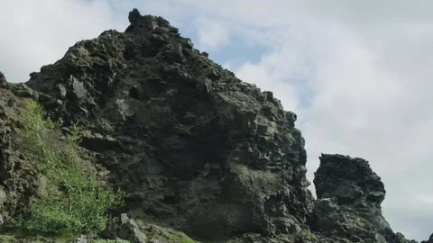 Dimmuborgir Medium Looking Up Stock Footage 191025776