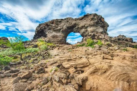 Dimmuborgir Foto stock