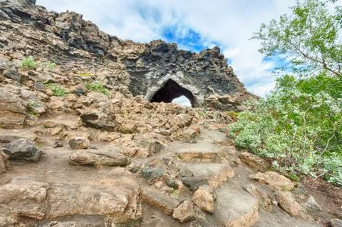 Dimmuborgir Foto stock