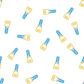 Dimple key vector seamless pattern Stock Illustration