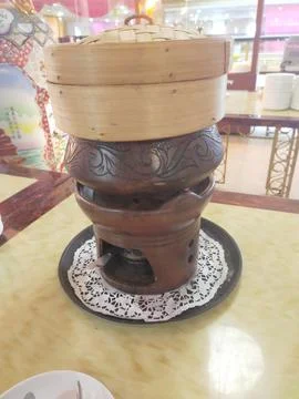 Dimsum Basket Stock Photos