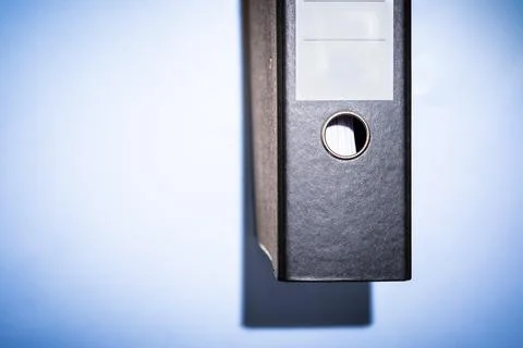 Dina A4 Office Folder top view Stock Photos