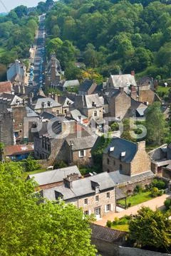 Dinan, brittany, france Stock Photos