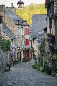Dinan Streets Stock Photos