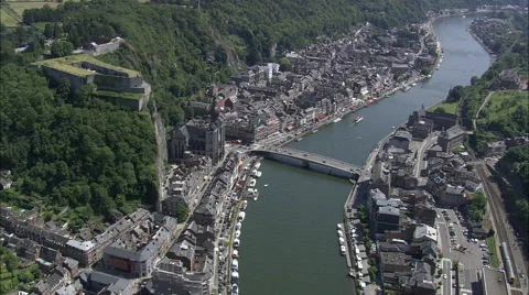 Dinant Castle Stock Footage 65381861