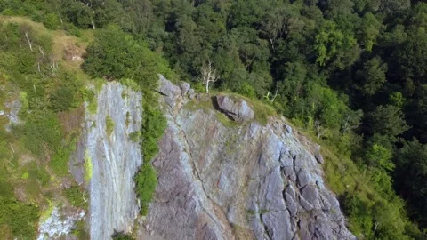 Dinas Rock at Pontneddfechan Stock Footage 157981324