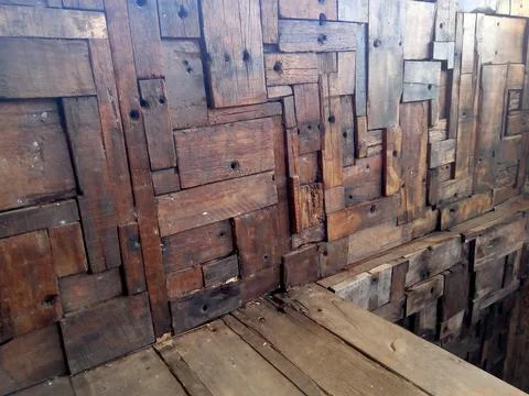 Dinding kayu 写真素材