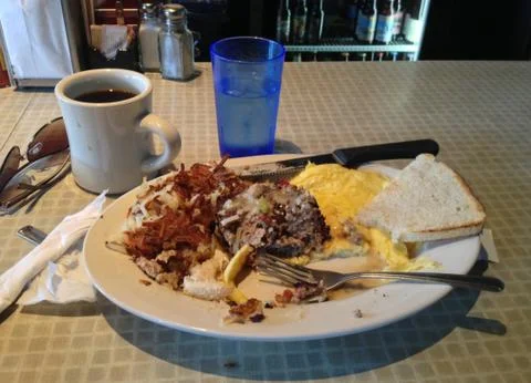 Diner breakfast Stock Photos