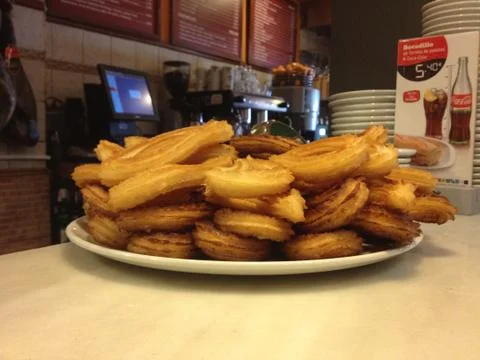 Diner Churros Foto stock