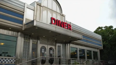 Diner facade. Stock-Footage 88404317
