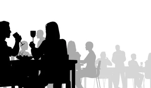 Diner Illustrazione stock