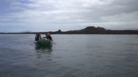 Dinghy Driving Towards Camera Stock Footage 58353433